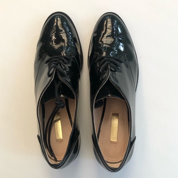 Louise et Cie Black Patent Oxfords - Picture 6 of 7